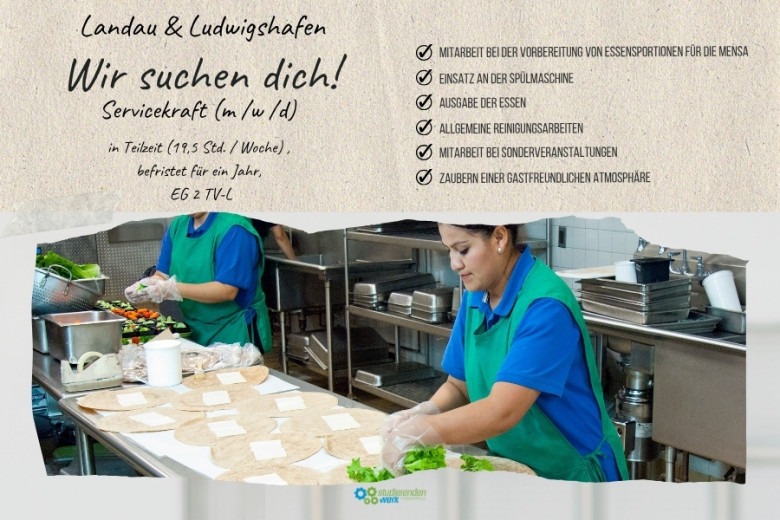 Wir suchen Dich als Servicekraft in Landau & Ludwigshafen (m/w/d)